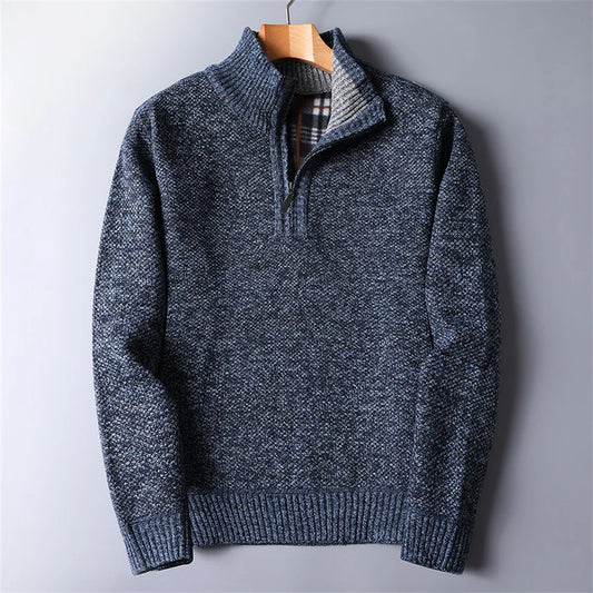 "Collo Alto" – Fleece Turtleneck Sweater By Enzo Bellari®