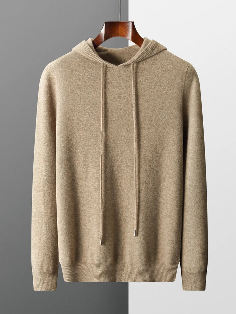 "Fior di Vento" – Cashmere Merino Wool Hoodie By Enzo Bellari®