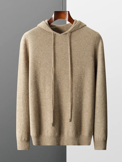 "Fior di Vento" – Cashmere Merino Wool Hoodie By Enzo Bellari®