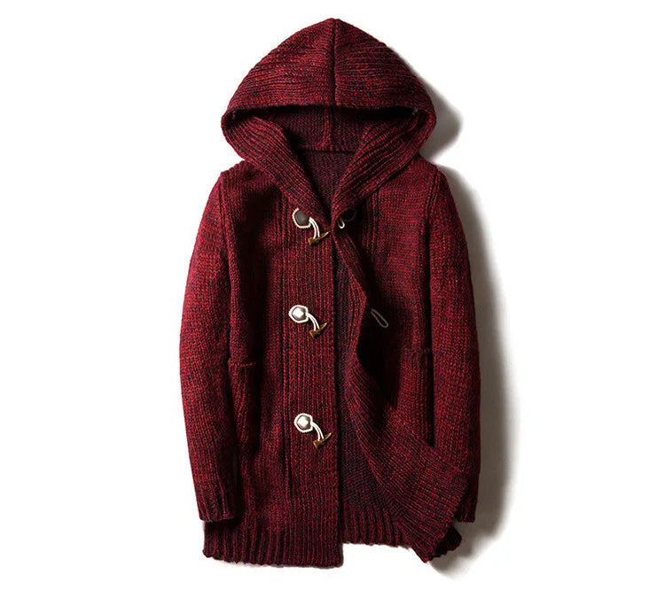 "Maglia Soffice" – Hooded Knit Sweater By Enzo Bellari®