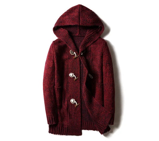 "Maglia Soffice" – Hooded Knit Sweater By Enzo Bellari®