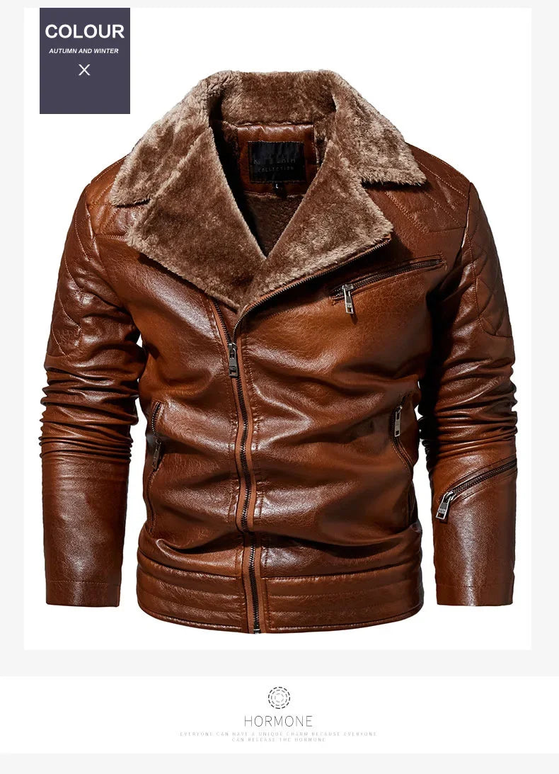 "Collare Regale" – Fur Leather Jacket By Enzo Bellari®