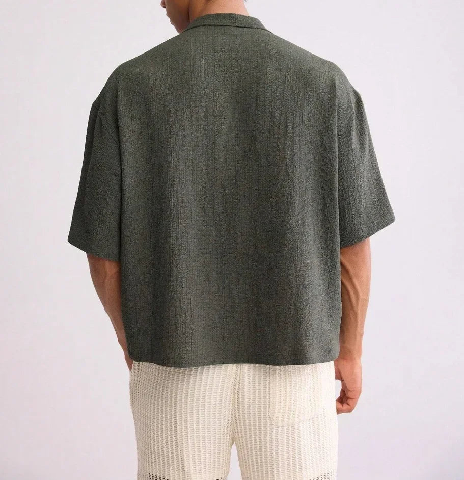 "Collo Morbido" – Loose Collar Shirt By Enzo Bellari®