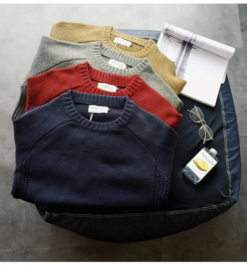 "Sole di Capri" – Thickened Knit Sweater By Enzo Bellari®