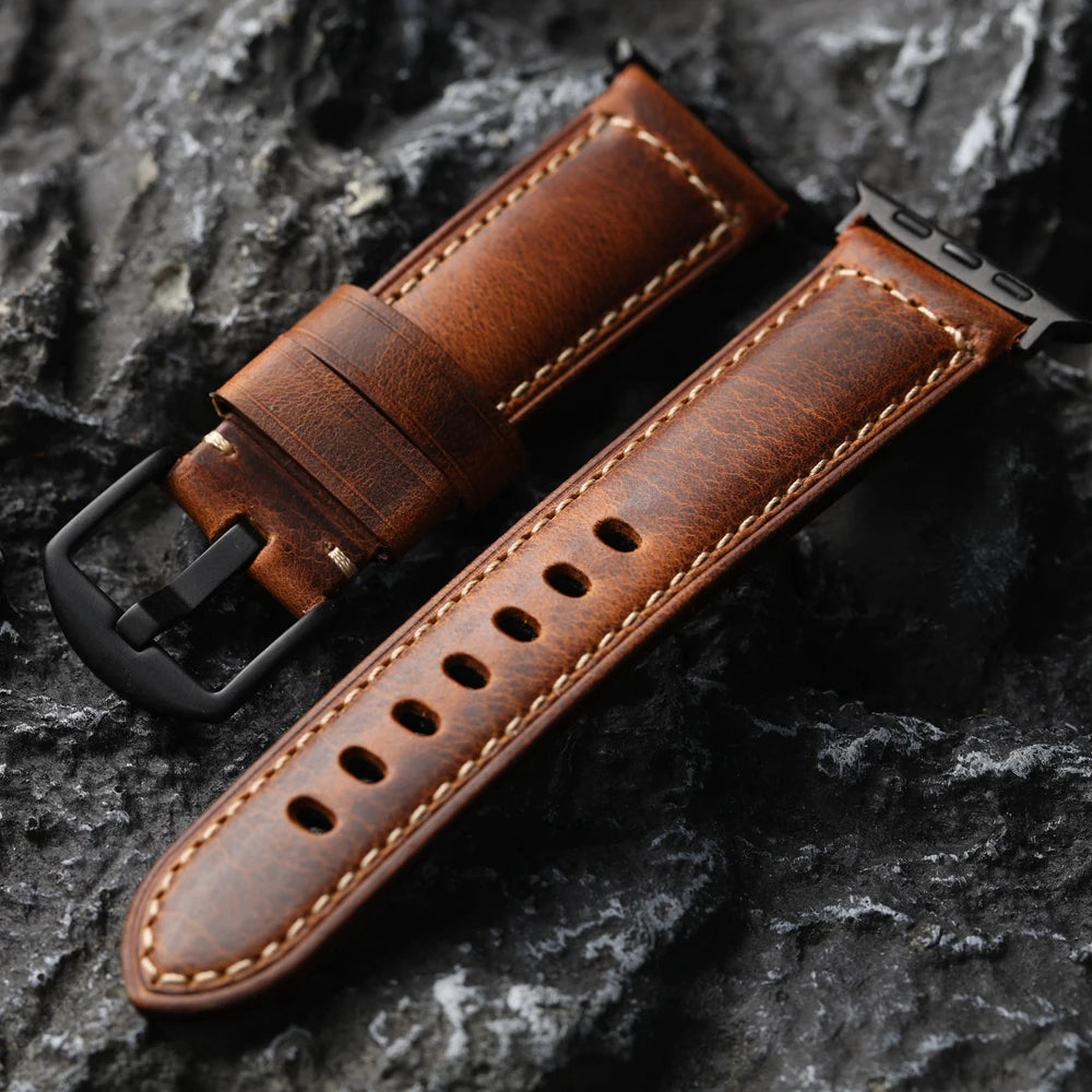 "Cinturino Fattoamano" – Leather iWatch Strap By Enzo Bellari®