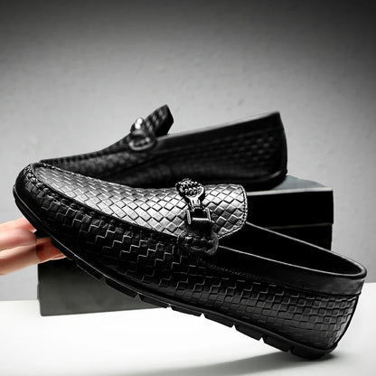 "Sole di Capri" – Genuine Leather Moccasin Loafers By Enzo Bellari®