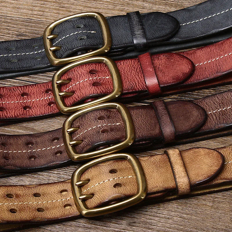 "Cintura Viva" – Cowskin Leather Belt By Enzo Bellari®