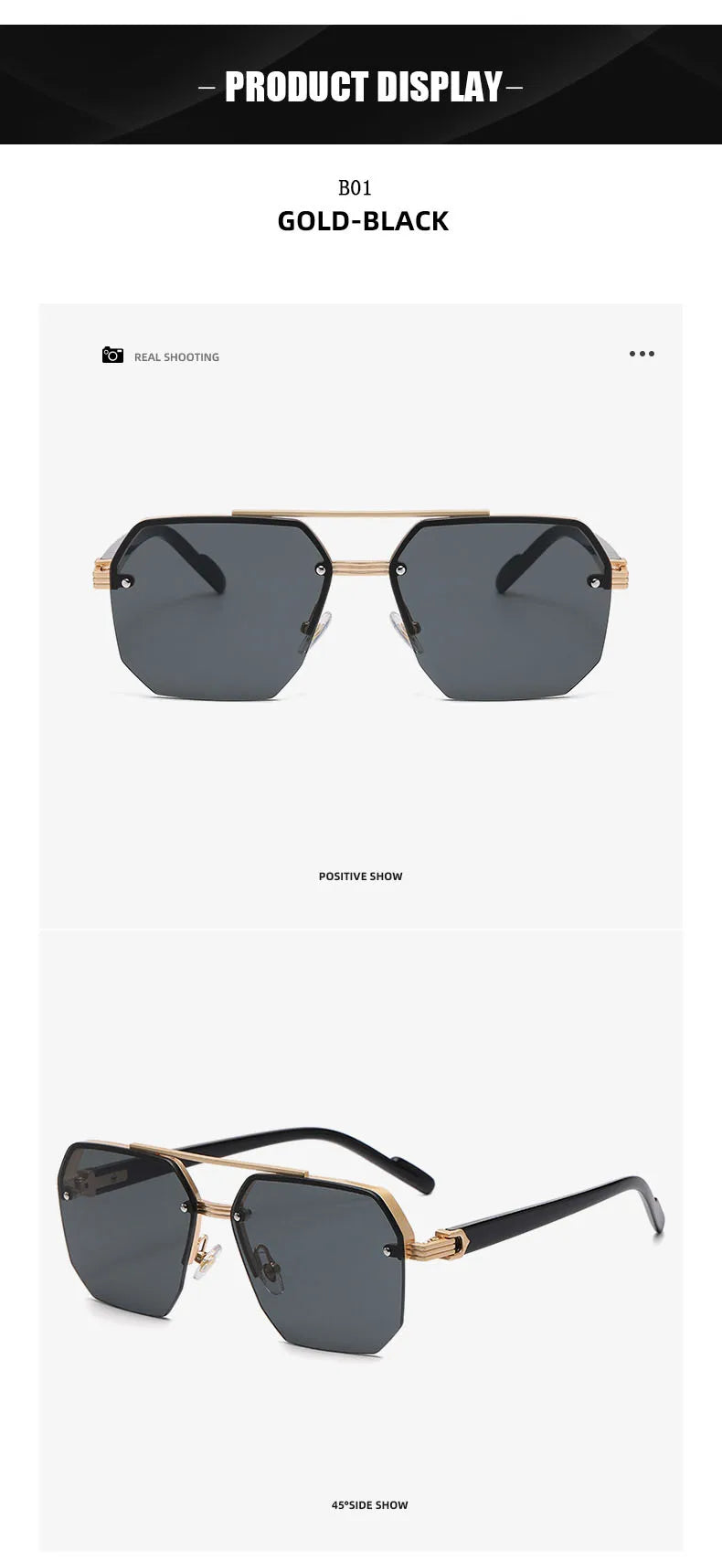 "Vista Leggera" – Semi-Rimless Sunglasses By Enzo Bellari®
