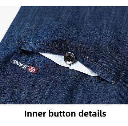 "Denim Estivo" – High-Waist Denim Trousers By Enzo Bellari®