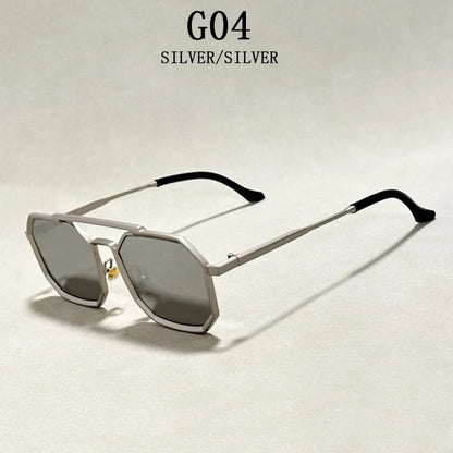 "Occhio Metallico" – Square Retro Sunglasses By Enzo Bellari®