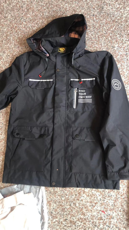 "Vera Luce" – Hooded Windbreaker Jacket By Enzo Bellari®