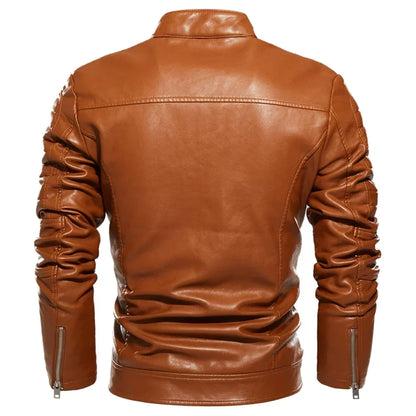 "Sole di Capri" – Fur Lined Motorcycle Jacket By Enzo Bellari®