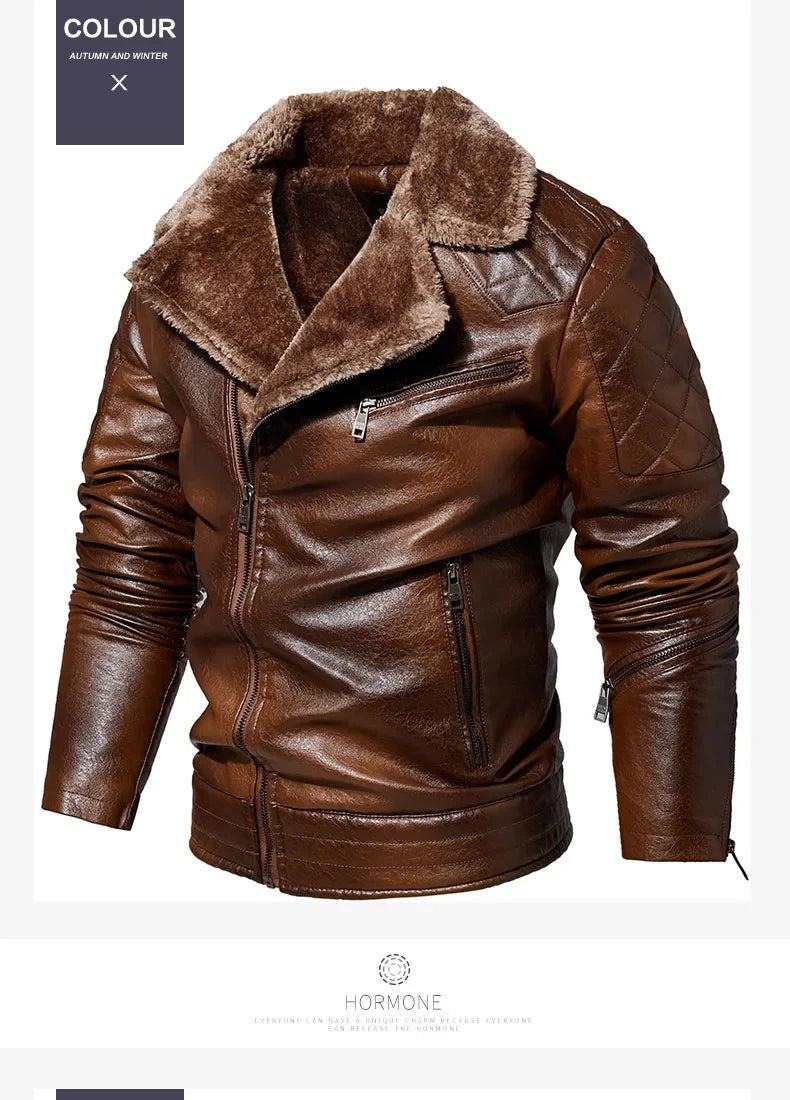 "Collare Regale" – Fur Leather Jacket By Enzo Bellari®
