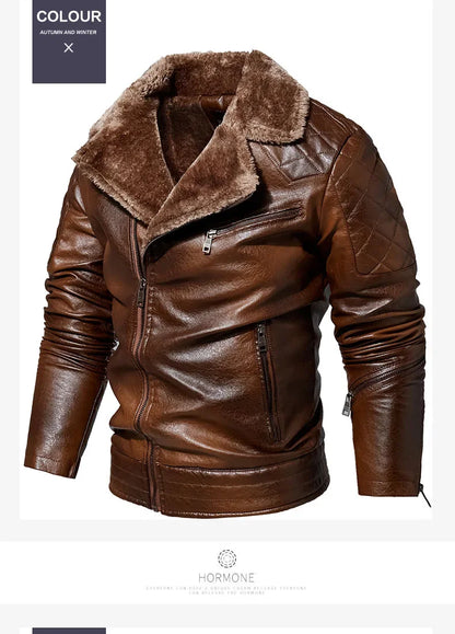 "Collare Regale" – Fur Leather Jacket By Enzo Bellari®
