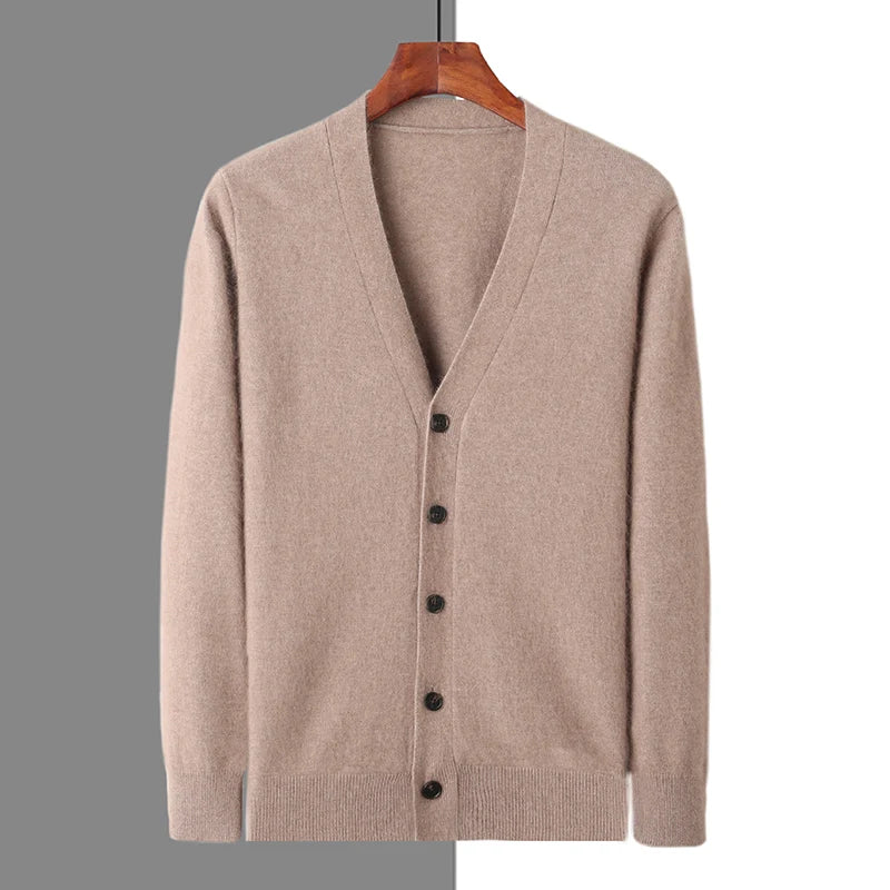 "Sole di Capri" – V-neck Cashmere Cardigan By Enzo Bellari®