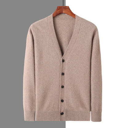 "Sole di Capri" – V-neck Cashmere Cardigan By Enzo Bellari®
