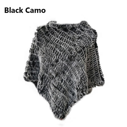 "Coniglio Reale" – Fur Poncho Vest By Enzo Bellari®