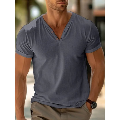 "Il Semplice" – V-Neck Summer T-Shirt By Enzo Bellari®