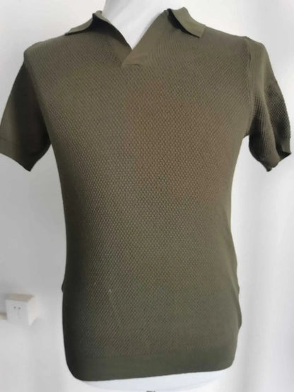 "Vera Luce" – Cotton Short Sleeve Polo Shirt By Enzo Bellari®