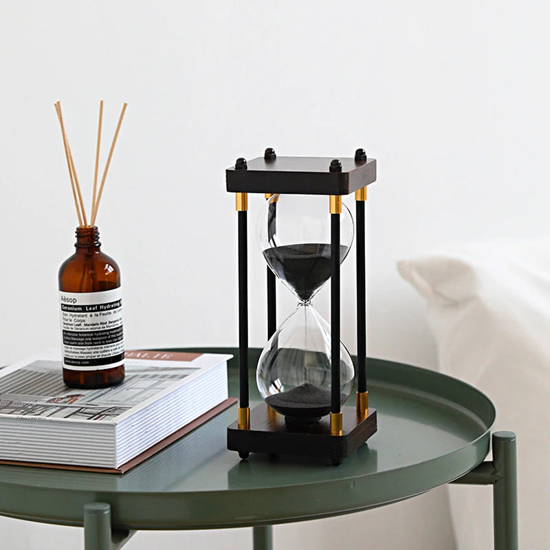 "Fior di Vento" – Vintage Wooden Hourglass Timer By Enzo Bellari®