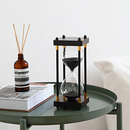 "Fior di Vento" – Vintage Wooden Hourglass Timer By Enzo Bellari®