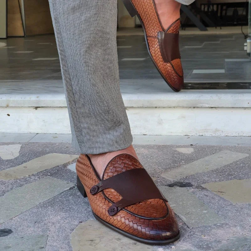 "Intreccio Morbido" – PU Loafers Patterned By Enzo Bellari®