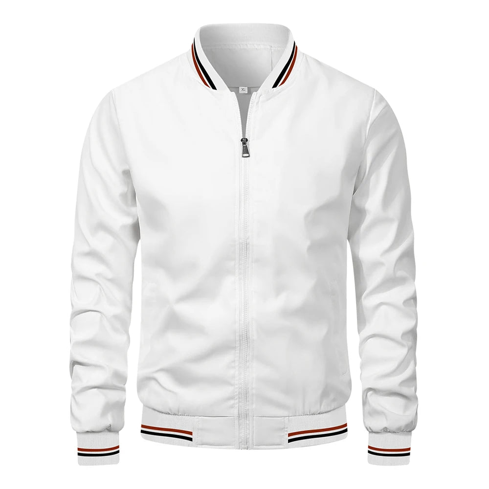 "Vera Luce" – Casual Slim Fit Bomber Jacket By Enzo Bellari®