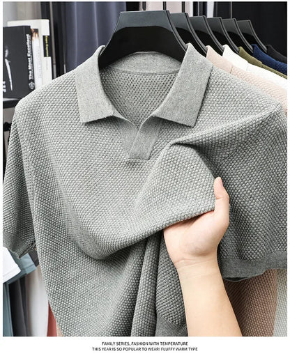 "Vera Luce" – Cotton Short Sleeve Polo Shirt By Enzo Bellari®