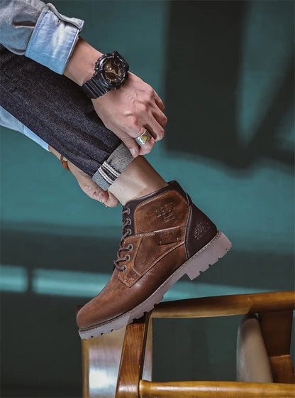 "Colpo Forte" – Leather Ankle Boots By Enzo Bellari®