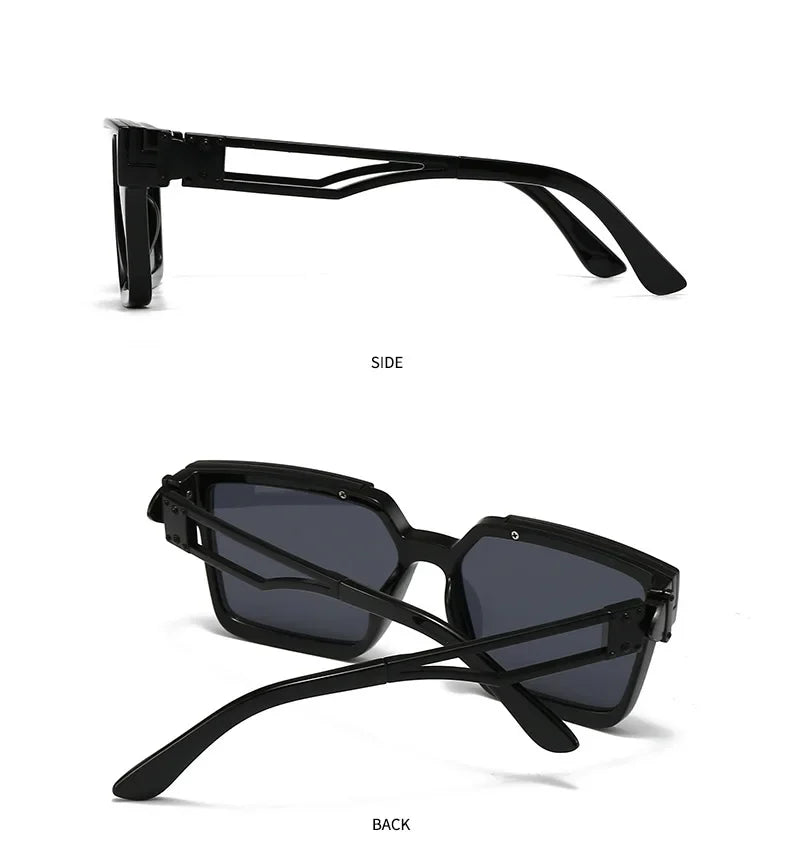 "Sole Dorato" – Square Gold Sunglasses By Enzo Bellari®