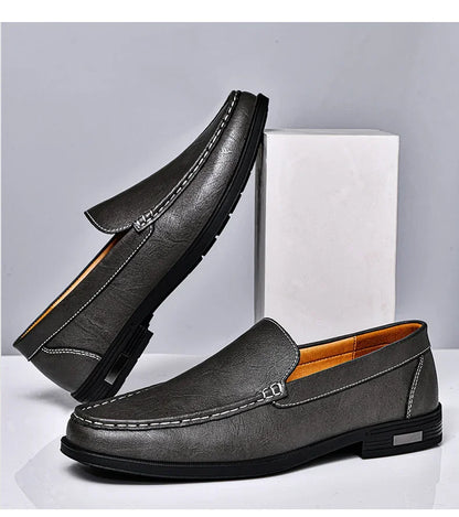 "Scivolo Vero" – Leather Slip-on Loafers By Enzo Bellari®