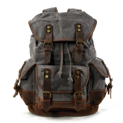 "Fior di Vento" – Waterproof Waxed Canvas Backpack By Enzo Bellari®