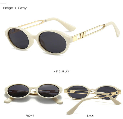 "Vista Antica" – Oval Retro Sunglasses By Enzo Bellari®