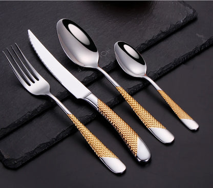 "L’Oro" – Gold-Plated Cutlery Set By Enzo Bellari®