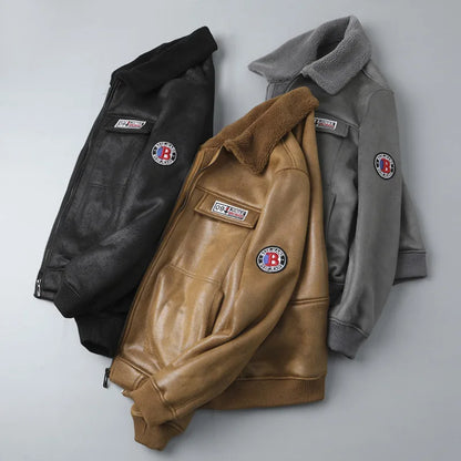 "Aria Serenata" – Fur Lined Slim Fit Leather Jacket By Enzo Bellari®