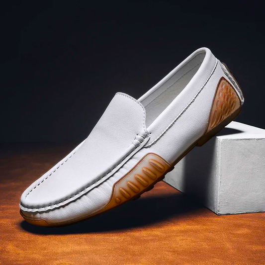 "Cammino Semplice" – Casual Leather Loafers By Enzo Bellari®